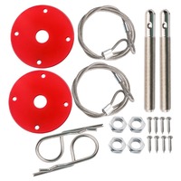 Kit clip de verrouillage de capot de course en acier inoxydable à dégagement rapide accessoires de modification universels