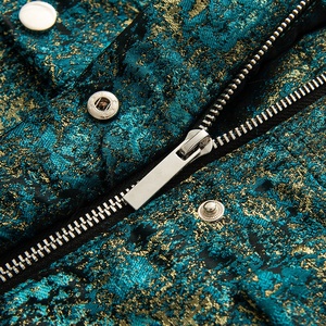 OUDINA Nuova Collezione Invernale di Giacche Imbottite per Donne, Maniche Lunghe, Paillettes, Stile <span class=keywords><strong>Tweed</strong></span>, Vestibilità Comoda - Product Image 4