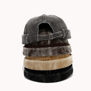 Gorro de Pana Retro Japonés para Invierno, Unisex, Estilo Antiguo Aristocrático, Gorra Plana Simple, Gorra de Moda - Product Image 1