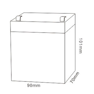 Batterie solaire Mhb Ms4-12B 10h 20h Batterie de sécurité au plomb-acide rechargeable UPS <span class=keywords><strong>12V</strong></span> <span class=keywords><strong>4ah</strong></span> pour outil électrique - Product Image 2