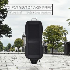 Coussin de siège avant de voiture de luxe rafraîchissant avec ventilateur, confortable, respirant, en polyester, pour l'été, couleur noire - Product Image 5