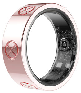 Anneau intelligent en acier inoxydable pour hommes et femmes, étanche IPX7, écran tactile, contrôle par application, suivi de la forme physique et du sommeil - Product Image 4