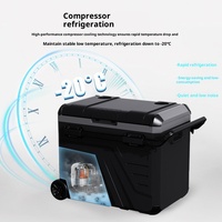 Réfrigérateur de voiture à compresseur électrique, grande capacité, portable, 12V24V, petit congélateur pour voiture, maison, utilisation en extérieur, réfrigération