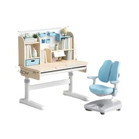 Ensemble bureau et chaise d'étude en bois massif, design moderne pour les élèves du primaire, bureau d'étude pour enfants