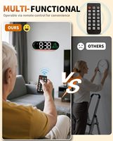 Jam Alarm LED Multifungsi Dengan Lampu Timer, Tampilan Suhu, Kalender Mingguan, Jam Dinding, Reloj De Pared, Jam Alarm Digital