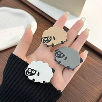 BIZE Fashion Pinces à cheveux mignonnes en acétate avec motif de petite brebis, 4 cm, petite taille, accessoires pour cheveux, vente en gros
