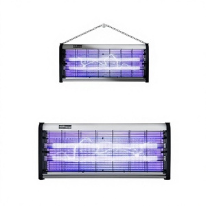 Lámpara Eléctrica Antimosquitos y Atrapa Moscas de Pared con Clasificación IP33 y Material ABS - Product Image 1