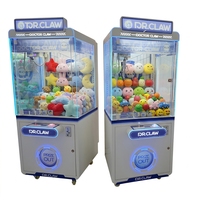 Jouets en peluche amusants, machine à griffes de grue, jeux d'arcade d'intérieur, machine à bonbons et à snacks à pièces