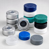 Capsules à sertir en aluminium et plastique pour flacons en verre de 13 mm et 20 mm – Accessoires de fermeture pour bouteilles médicales – Approvisionnement stable