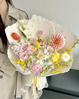 Pétales de fleurs découpés à la main, papier Dongba pour emballage de fleurs, papier d'emballage de fleurs de haute qualité, papier d'art créatif pour plantes