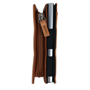 Porte-cartes en aluminium bloquant RFID Portefeuille en métal antivol avec doublure en nylon Type de fermeture ouverte courte longueur pour une utilisation bancaire - Product Image 5