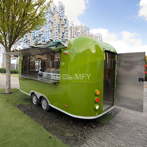 Camion de vente mobile au design moderne, remorque-charrette de rue, cuisine entièrement équipée, camion de restauration pour bubble tea - Product Image 4