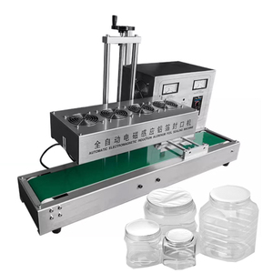 Liên tục tự động nhựa Chai Thủy Tinh Gasket niêm phong máy tự động lá niêm phong máy với băng tải - Product Image 2
