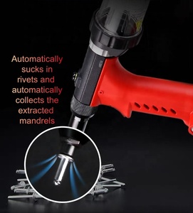 Rivettatrice Pneumatica Industriale a Vuoto da 2.4-4.8mm con Inserimento Automatico, Pistola Rivettatrice ad Aria Compressa per Rivetti Ciechi - Product Image 4