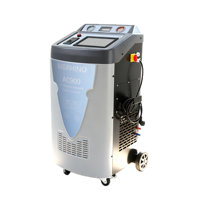 Máquina de Servicio de Aire Acondicionado Automática BIGRHINO con Certificación CE, 220-240V, para Recuperación y Carga de Aire Acondicionado R134A 1234YF, Herramientas para Taller de Vehículos