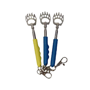 Porte-clés griffoir à dos rétractable en acier inoxydable Sino-French avec pince pour usage extérieur - Product Image 1