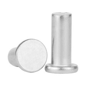 10 piezas/bolsa Remaches Sólidos de Cabeza Plana de Acero Inoxidable 304 de Calidad Premium M2 M2.5 M3 M4 M5 M6 Remaches Sólidos de Cabeza Delgada GB109 - Product Image 3