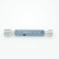Jauge de filetage lisse NPT à haute dureté M16x2 M25 M10 Outils de mesure de précision Acier à roulements Gcr15 Précision 6H