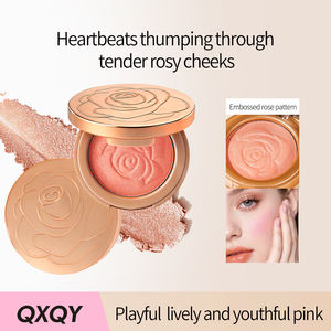 Nouveauté QXQY <span class=keywords><strong>Blush</strong></span> à effet relief floral, maquillage longue tenue, couleur changeante, waterproof, belle couleur - Product Image 1
