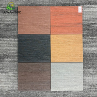 Plancher extérieur en composite WPC facile à installer, imperméable, pour terrasse/jardin/cloison extérieure