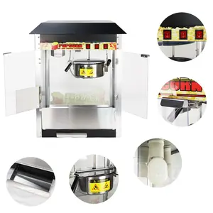 Máquina para hacer palomitas de maíz, máquina eléctrica, palomitas de maíz, caramelo, palomitas de maíz, equipo de restaurante Industrial comercial Mach