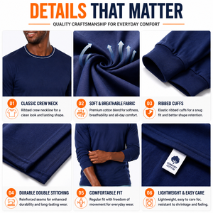 T-shirt da uomo a maniche lunghe in cotone 210gsm, vestibilità oversize, tinta unita, casual, basic, streetwear, <span class=keywords><strong>top</strong></span> essenziale per layering - Product Image 2