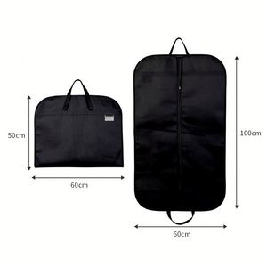 Sac à vêtements personnalisé avec logo, en non-tissé de haute qualité, grande capacité, à la mode, avec fermetures éclair pour la protection des costumes contre la poussière, idéal pour les voyages - Product Image 2