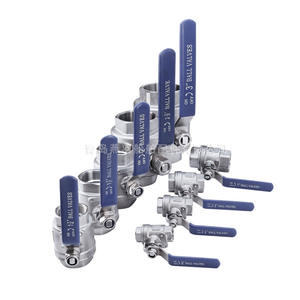 Robinet à bille en acier inoxydable 316, conception manuelle en deux parties, filetage interne, connecteur 4/6/1 pouce pour eau, gaz, huile, personnalisable OEM - Product Image 5