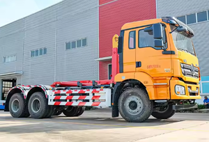 SHACMAN 16 m3 gancio ascensore 6*4 camion della spazzatura vendita calda - Product Image 6