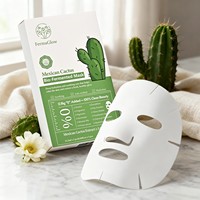 Masque Facial Hydratant et Apaisant au Cactus Mexicain Fermenté, Antioxydant, Réparateur, Éclat et Beauté Naturelle