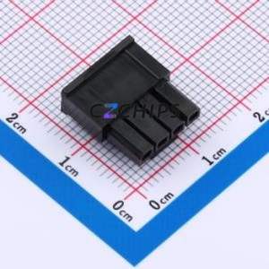 XD-43645-4Y Housing (Wire-to-Board / Wire-to-Wire) P=3mm Connector ( Jack Structure: 1x4P )( Pitch: 3mm )( Number of Rows: 1 ) - Product Image 2