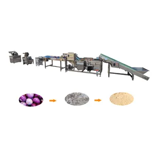 Ligne de production d'oignons frits Machine de poudre de gingembre d'un kilogramme