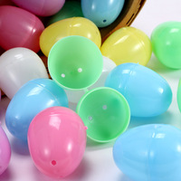 Œuf de Pâques en plastique, coquille d'œuf de loterie, œuf à ouvrir, œuf à torsionner, 6 cm