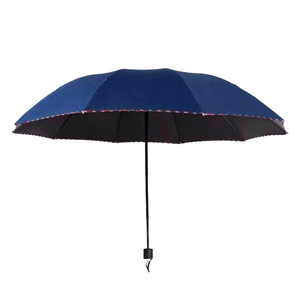 Custom Made Multi Color Black Vinyl <b>Umbrella</b> Manual 10 Rib Portable Summer Sun <b>Umbrella</b> With Logo Printing Option - Product Image 1