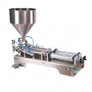 Semi-Automatic High-Accuracy Dual Nozzle Filling Machine for Food & Beverage (Cans/Bottles Glass/Plastic) 220V/110V - Product Image 2