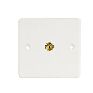 VNX Precio de fábrica Montaje en pared Coaxial Televisión TV Placa Socket Serie baquelita