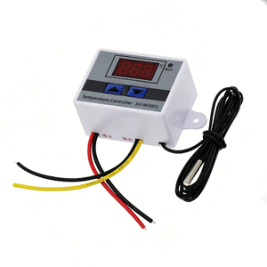 Controlador de Temperatura Digital XH-W3001 AC110-220V 10A 1500W, Interruptor Constante por Microcomputadora con Cable de 1M, Rojo - Product Image 1