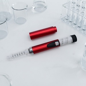 New Color 60 IU Durable Metal Reusable Injection <b>Pen</b> Rubber Stopper Custom Logo 3ml Cartridge Adjustable Dose <b>Pen</b> - Product Image 4
