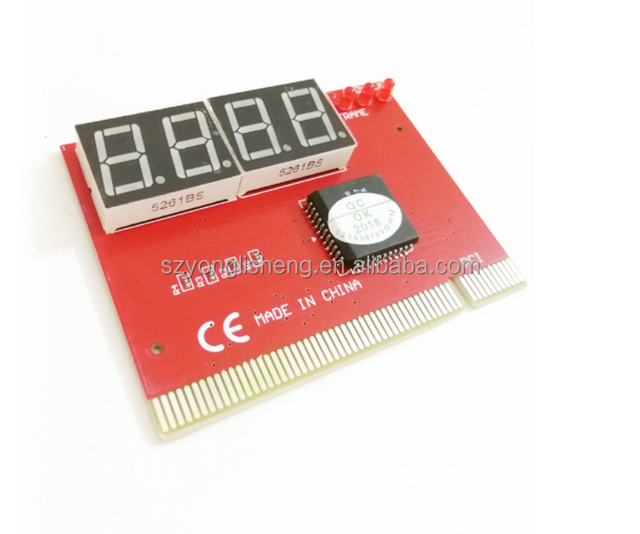Computer PCI POST Card Motherboard LED 4-Digit Diagnostic PC Analyzer Test POST Cards