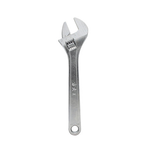 Adjustable Wrench 10 In Cr-V Alloy Steel Serrated Jaw Industrial Grade Plumbing Tool - Product Image 2