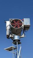Boerderij Boomgaard Anti-Vorst Fan 380V Aansluiting Fruitboom Vorstbescherming