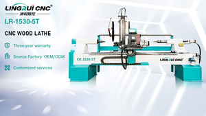 Máy tiện <span class=keywords><strong>CNC</strong></span> năm bước để gia công và chạm khắc các hình dạng gỗ khác nhau phù hợp cho sản xuất đồ nội thất - Product Image 3