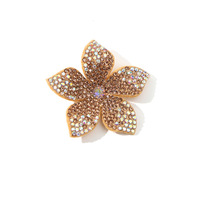 Appliques florales en strass de cristal en gros à coudre sur les vêtements avec strass brillants détachés pour motifs de logo de mariage