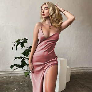 Nuevo Diseño, Vestidos de Fiesta Sexys para el Verano, Vestido de Mujer Sexy con Escote en V, Sin Mangas y Espalda Descubierta - Product Image 2