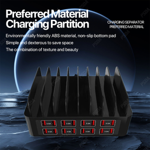 Eonline 3D 150W phổ đa USB sạc 16 cổng USB 3.5A nhanh Trạm Sạc đứng cho iPhone <span class=keywords><strong>iPad</strong></span> Samsung Xiaomi máy tính bảng - Product Image 6