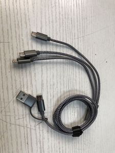 3.93FTマルチUSBケーブル編組6in1マルチ電話充電器ケーブルユニバーサルUSBA/C充電ケーブルタイプC/マイクロUSBポート - Product Image 5