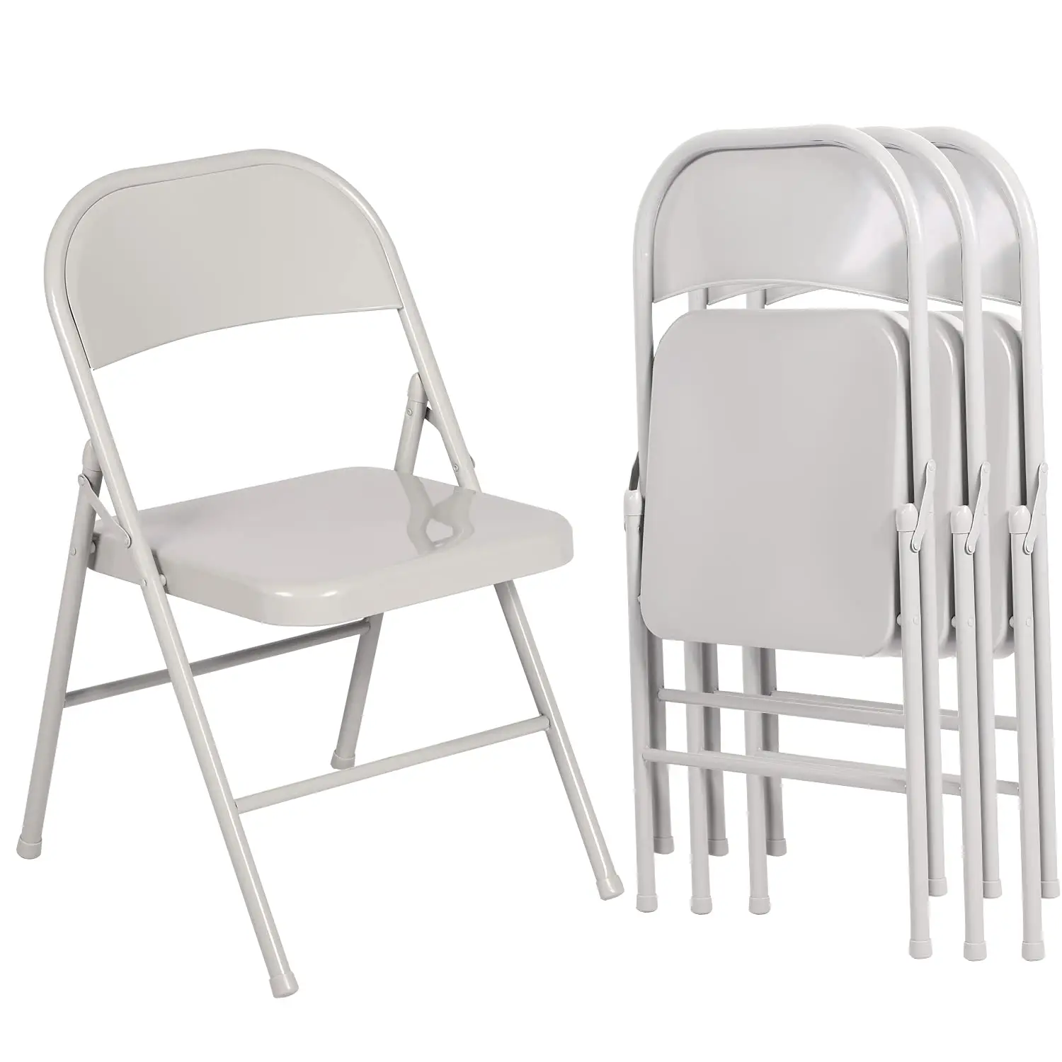 Garden Camping Furniture Industrial Outdoor Steel Iron Metal Folding Chair For Dining Room