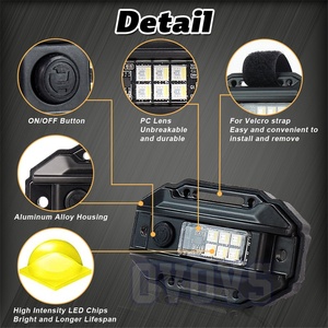 OVOVS UTV Luz de Techo Universal Roll Bar <span class=keywords><strong>LED</strong></span> Luces de Techo <span class=keywords><strong>Interior</strong></span> del Coche RGBW Luz de Lectura para UTV Polaris RZR Can-Am - Product Image 6