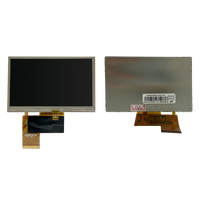 Écran LCD AT043TN25 V.2 4,3 pouces 480*272 RGB 40 broches avec panneau tactile résistif 4 fils pour HMI industriel et navigateur GPS