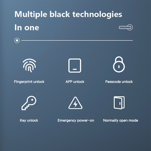 Nhà Phòng Ngủ tuya thông minh khóa cửa vân tay BLE mật khẩu Keyless tự động thông minh xử lý khóa - Product Image 4